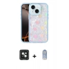 MARSİLYAN™- iPhone 15 Kılıf Odak Prime - Siyah Joko Magic 5D Cam + PVD Metal Kamera Lens - YL