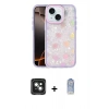 MARSİLYAN™- iPhone 15 Kılıf Odak Prime - Siyah Joko Magic 5D Cam + PVD Metal Kamera Lens - YL