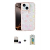 MARSİLYAN™- iPhone 15 Kılıf Odak Prime - Siyah Polymer Nano Ekran Koruyucu + Bilvis Titan Kamera Lens - YL