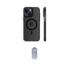 MARSİLYAN™- iPhone 15 Kılıf Pusula Minimal Koleksiyonu - Siyah Joko Magic 5D Cam