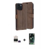 MARSİLYAN™- iPhone 15 Kılıf Siluet Işık Serisi - Şeffaf 360 Full Body Arka Koruyucu + Bilvis Titan Kamera Lens - PE