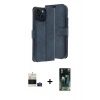 MARSİLYAN™- iPhone 15 Kılıf Siluet Işık Serisi - Şeffaf 360 Full Body Arka Koruyucu + Bilvis Titan Kamera Lens - PE