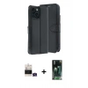 MARSİLYAN™- iPhone 15 Kılıf Siluet Işık Serisi - Şeffaf 360 Full Body Arka Koruyucu + Bilvis Titan Kamera Lens - YL