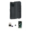 MARSİLYAN™- iPhone 15 Kılıf Siluet Işık Serisi - Şeffaf 360 Full Body Arka Koruyucu + Bilvis Titan Kamera Lens - PE