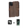 MARSİLYAN™- iPhone 15 Kılıf Siluet Işık Serisi - Şeffaf 360 Full Body Arka Koruyucu + PVD Metal Kamera Lens - YL