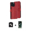 MARSİLYAN™- iPhone 15 Kılıf Siluet Işık Serisi - Şeffaf 360 Full Body Arka Koruyucu + PVD Metal Kamera Lens - TU