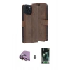MARSİLYAN™- iPhone 15 Kılıf Siluet Işık Serisi - Siyah 360 Mat Full Body Arka Koruyucu + Raze Metal Kamera Lens - PE