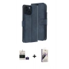 MARSİLYAN™- iPhone 15 Kılıf Siluet Işık Serisi - Siyah Bilvis 3D Mat Cam Ekran Koruyucu + Bilvis Titan Kamera Lens - PE