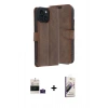 MARSİLYAN™- iPhone 15 Kılıf Siluet Işık Serisi - Siyah Bilvis 3D Mat Cam Ekran Koruyucu + Bilvis Titan Kamera Lens - PE