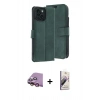 MARSİLYAN™- iPhone 15 Kılıf Siluet Işık Serisi - Siyah Bilvis 3D Mat Cam Ekran Koruyucu + Raze Metal Kamera Lens - PE