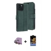 MARSİLYAN™- iPhone 15 Kılıf Siluet Işık Serisi - Siyah Buffer Hayalet Cam Ekran Koruyucu + Raze Metal Kamera Lens - SI