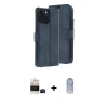 MARSİLYAN™- iPhone 15 Kılıf Siluet Işık Serisi - Siyah Joko Magic 5D Cam + Bilvis Titan Kamera Lens - SH
