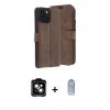 MARSİLYAN™- iPhone 15 Kılıf Siluet Işık Serisi - Siyah Joko Magic 5D Cam + PVD Metal Kamera Lens - TU