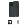 MARSİLYAN™- iPhone 15 Kılıf Siluet Işık Serisi - Siyah Joko Magic 5D Cam + PVD Metal Kamera Lens - YL