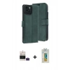 MARSİLYAN™- iPhone 15 Kılıf Siluet Işık Serisi - Siyah Polymer Nano Ekran Koruyucu + Bilvis Titan Kamera Lens - PE