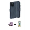 MARSİLYAN™- iPhone 15 Kılıf Siluet Işık Serisi - Siyah Polymer Nano Ekran Koruyucu + Raze Metal Kamera Lens - SI