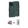 MARSİLYAN™- iPhone 15 Kılıf Siluet Işık Serisi - Siyah Polymer Nano Ekran Koruyucu + Raze Metal Kamera Lens - SI