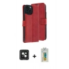 MARSİLYAN™- iPhone 15 Kılıf Siluet Işık Serisi - Siyah Polymer Nano Ekran Koruyucu + PVD Metal Kamera Lens - YL