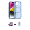 MARSİLYAN™- iPhone 15 Kılıf Siluet Minimal Prime - Siyah Joko Magic 5D Cam + Raze Metal Kamera Lens - SI