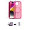 MARSİLYAN™- iPhone 15 Kılıf Siluet Minimal Prime - Siyah Joko Magic 5D Cam + Raze Metal Kamera Lens - SI