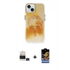 MARSİLYAN™- iPhone 15 Kılıf Ufuk Doku Prime - Siyah Buffer Hayalet Cam Ekran Koruyucu + Bilvis Titan Kamera Lens - YL
