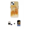 MARSİLYAN™- iPhone 15 Kılıf Ufuk Doku Prime - Siyah Buffer Hayalet Cam Ekran Koruyucu + Pembe Bilvis Titan Kamera Lens