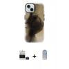 MARSİLYAN™- iPhone 15 Kılıf Ufuk Doku Prime - Siyah Joko Magic 5D Cam + Bilvis Titan Kamera Lens - PE