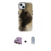 MARSİLYAN™- iPhone 15 Kılıf Ufuk Doku Prime - Siyah Joko Magic 5D Cam + Raze Metal Kamera Lens - PE