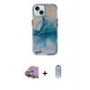 MARSİLYAN™- iPhone 15 Kılıf Ufuk Doku Prime - Siyah Joko Magic 5D Cam + Raze Metal Kamera Lens - SI