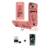 MARSİLYAN™- iPhone 15 Kılıf Vadi Form Prime - Şeffaf 360 Full Body Arka Koruyucu + Bilvis Titan Kamera Lens - SH