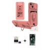 MARSİLYAN™- iPhone 15 Kılıf Vadi Form Prime - Siyah 360 Mat Full Body Arka Koruyucu + Bilvis Titan Kamera Lens - YL