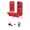 MARSİLYAN™- iPhone 15 Kılıf Vadi Form Prime - Siyah Bilvis 3D Mat Cam Ekran Koruyucu + Bilvis Titan Kamera Lens - YL