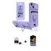 MARSİLYAN™- iPhone 15 Kılıf Vadi Form Prime - Siyah Buffer Hayalet Cam Ekran Koruyucu + Bilvis Titan Kamera Lens - YL