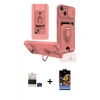 MARSİLYAN™- iPhone 15 Kılıf Vadi Form Prime - Siyah Buffer Hayalet Cam Ekran Koruyucu + Bilvis Titan Kamera Lens - YL