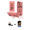 MARSİLYAN™- iPhone 15 Kılıf Vadi Form Prime - Siyah Buffer Hayalet Cam Ekran Koruyucu + Bilvis Titan Kamera Lens - SH