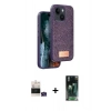 MARSİLYAN™- iPhone 15 Kılıf Vadi Klasik Serisi - Şeffaf 360 Full Body Arka Koruyucu + Bilvis Titan Kamera Lens - YL
