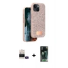 MARSİLYAN™- iPhone 15 Kılıf Vadi Klasik Serisi - Şeffaf 360 Full Body Arka Koruyucu + Bilvis Titan Kamera Lens - YL