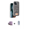 MARSİLYAN™- iPhone 15 Kılıf Vadi Klasik Serisi - Siyah Joko Magic 5D Cam + Raze Metal Kamera Lens - SI