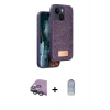 MARSİLYAN™- iPhone 15 Kılıf Vadi Klasik Serisi - Siyah Joko Magic 5D Cam + Raze Metal Kamera Lens - YL