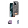 MARSİLYAN™- iPhone 15 Kılıf Vadi Klasik Serisi - Siyah Joko Magic 5D Cam + Raze Metal Kamera Lens - YL