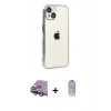 MARSİLYAN™- iPhone 15 Kılıf Vadi Minimal - Siyah Joko Magic 5D Cam + Raze Metal Kamera Lens - YL