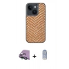 MARSİLYAN™- iPhone 15 Kılıf Vadi Özel Seri - Siyah Joko Magic 5D Cam + Raze Metal Kamera Lens - YL