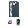 MARSİLYAN™- iPhone 15 Kılıf Yankı Form Serisi - Şeffaf 360 Full Body Arka Koruyucu + Raze Metal Kamera Lens - YL