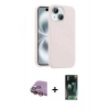 MARSİLYAN™- iPhone 15 Kılıf Yankı Form Serisi - Siyah 360 Mat Full Body Arka Koruyucu + Raze Metal Kamera Lens - SI
