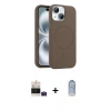 MARSİLYAN™- iPhone 15 Kılıf Yankı Form Serisi - Siyah Joko Magic 5D Cam + Bilvis Titan Kamera Lens - PE