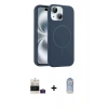 MARSİLYAN™- iPhone 15 Kılıf Yankı Form Serisi - Siyah Joko Magic 5D Cam + Bilvis Titan Kamera Lens - PE