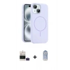 MARSİLYAN™- iPhone 15 Kılıf Yankı Form Serisi - Siyah Joko Magic 5D Cam + Bilvis Titan Kamera Lens - PE