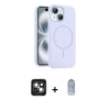MARSİLYAN™- iPhone 15 Kılıf Yankı Form Serisi - Siyah Joko Magic 5D Cam + PVD Metal Kamera Lens - YL