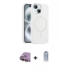 MARSİLYAN™- iPhone 15 Kılıf Yankı Form Serisi - Siyah Joko Magic 5D Cam + Raze Metal Kamera Lens - SI