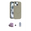 MARSİLYAN™- iPhone 15 Kılıf Yankı Form Serisi - Siyah Joko Magic 5D Cam + Raze Metal Kamera Lens - SI